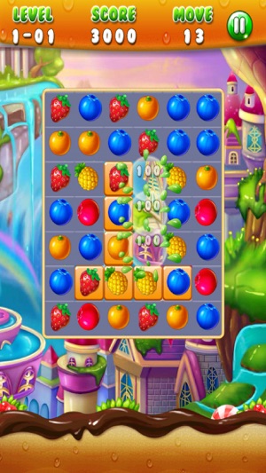 Puzzle Fruit Blitz Match 3 - Fruit Connection(圖2)-速報App