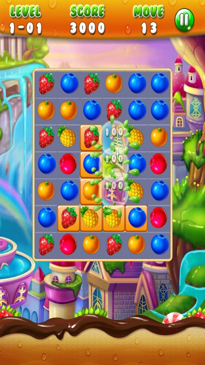 Puzzle Fruit Blitz Match 3 - Fruit Connection