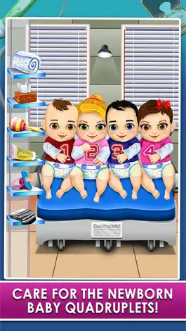 Game screenshot Mommy's Quadruplet Newborn Babies - My Baby Food Maker & Dentist Doctor Salon! mod apk