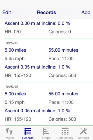 Treadmill Tracker screenshot 2
