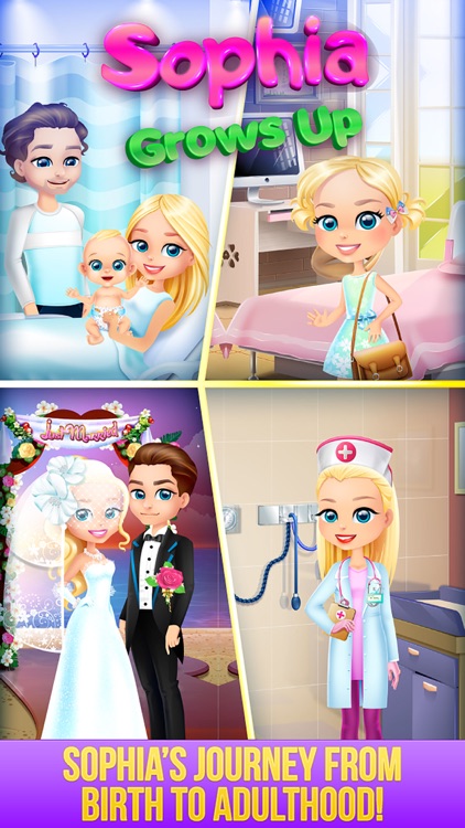 Sophia Grows Up - Makeup, Makeover, Dressup Story