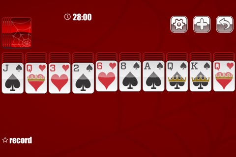 Spider Solitaire 2 Suit Card Game screenshot 4