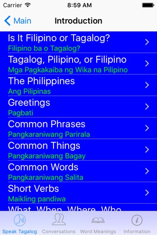 Speaking Tagalog is Fun screenshot 2