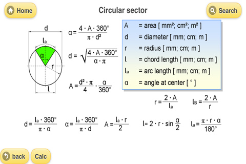 Transformed formulas for engineering lite screenshot 4