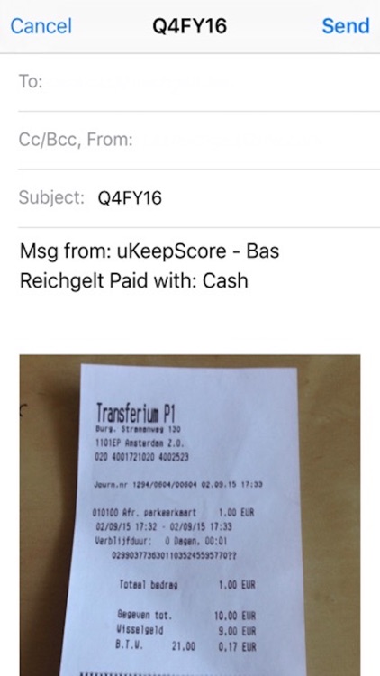 uKeepScore Receipt screenshot-4