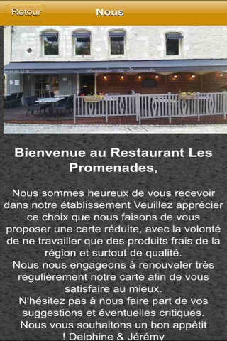 Restaurant Les Promenades screenshot 2