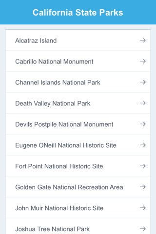 California State Parks & National Parks screenshot 2