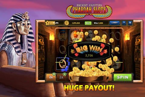 Ancient Egyptian Pharaoh Slots: Free 777 Vegas Style Jackpot screenshot 2
