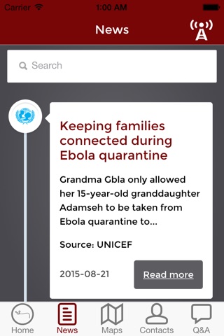 ITU Ebola-Info-Sharing screenshot 3