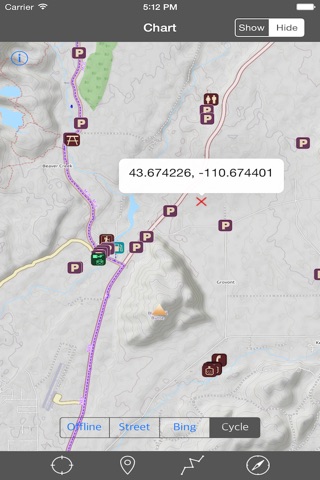 Grand Teton National Park GPS screenshot 2