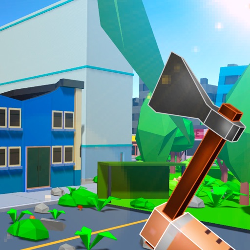 Pixel City Survival Simulator 3D Full icon