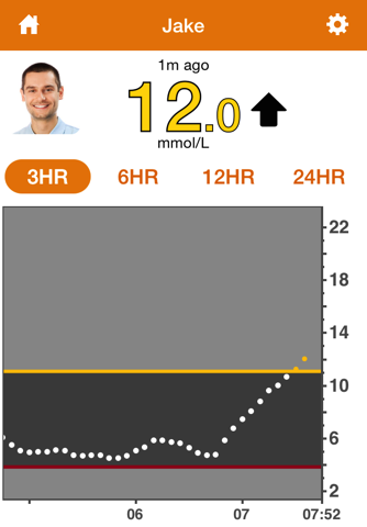 Dexcom Follow mmol/L DXCM4 screenshot 2