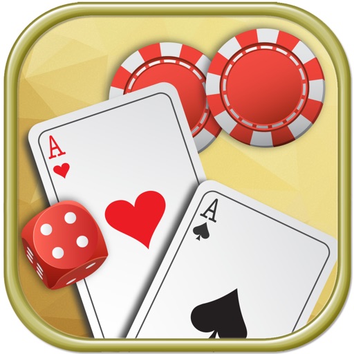 Royal Flush Blowfish Fantasy Playing Cards Craps Slots Machines FREE Las Vegas Casino Games icon