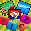 Intelligent Brain Quiz -challenging four pics 1 word puzzle iq test game with attractive images