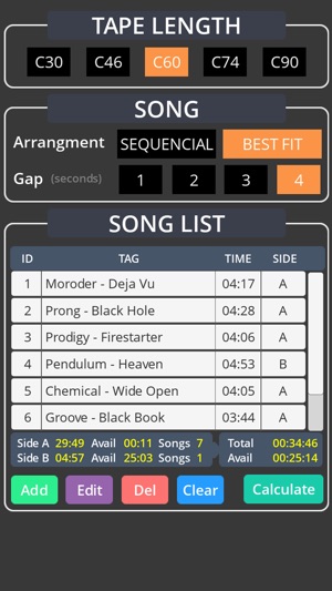 MixTape Calculator(圖2)-速報App