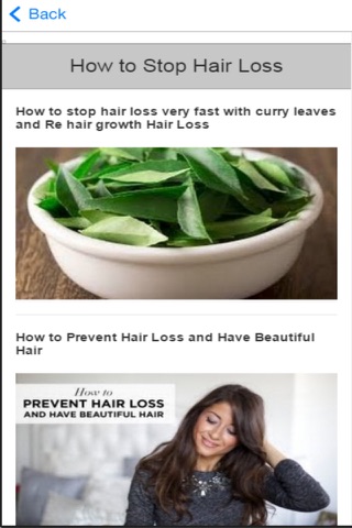Hair Loss - Learn How to Treat Hair Loss screenshot 4