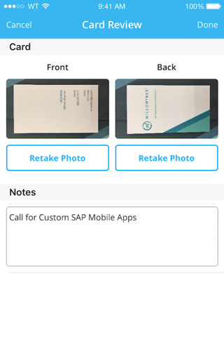 Scanzii - Business Card Scanner screenshot 3