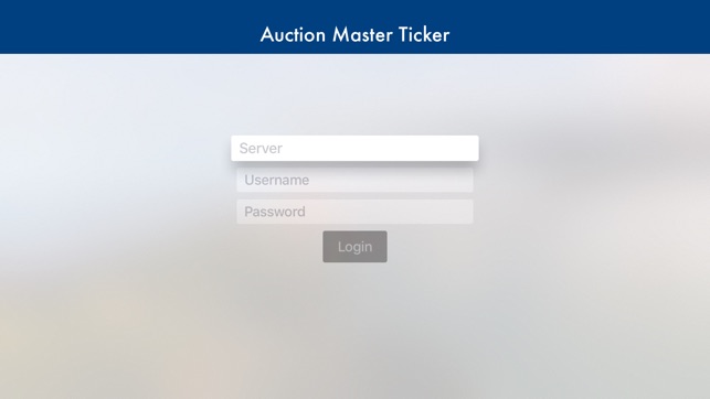 Auction Master Ticker