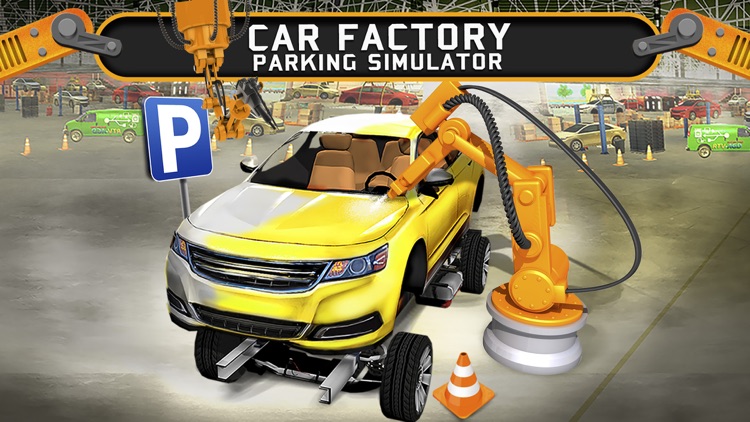 Car Factory Parking Simulator a Real Garage Repair Shop Racing Game