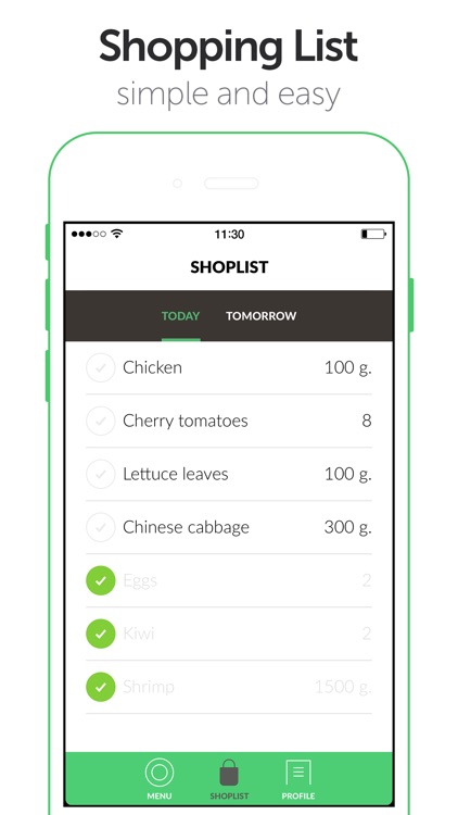 PEP: Healthy menu for the day screenshot-4