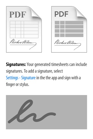 SmartDoc TimeSheet for iPhone screenshot 2