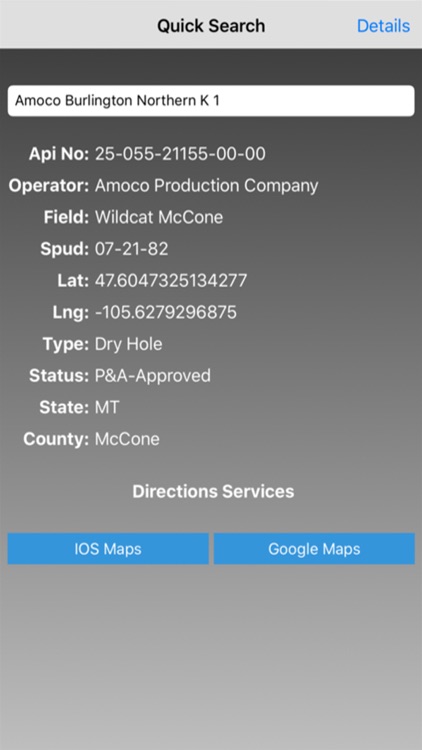 Bakken Well Locator