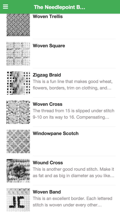 The Needlepoint Book App