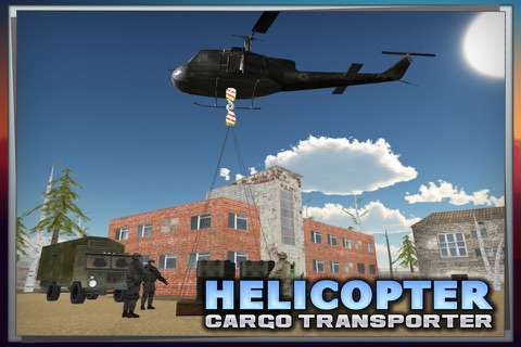 Helicopter Cargo Transporter Simulator 3D screenshot 3