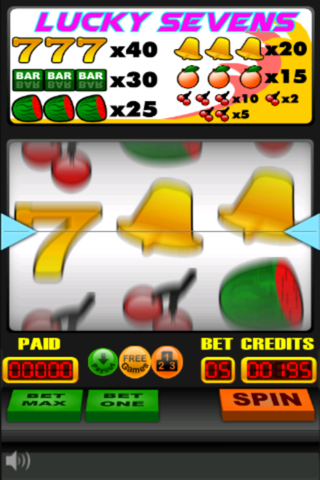 Lucky Seven Free Slot Stars screenshot 2
