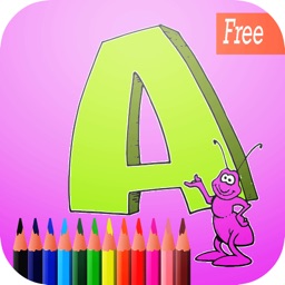 abc art pad:Learn to painting and drawing coloring pages printable for kids free