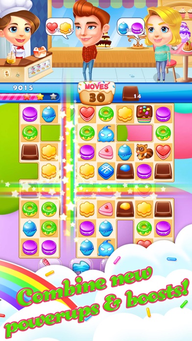 COOKIE FEVER : A CRAZY CANDY CHEF GAME 1.2 IOS GAME GIẢI TRÍ COOKIE FEVER : A CRAZY CANDY CHEF GAME 1.2 IOS
