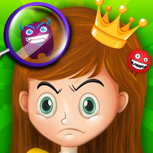 Princess Lice Attack - Kids Fun Game Icon