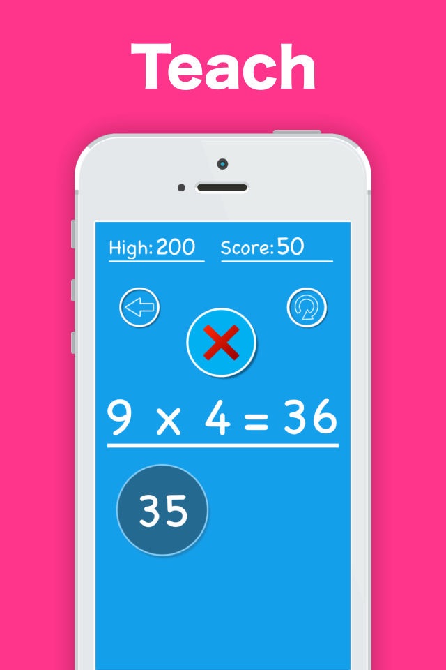 Times Tables Quiz - Fun multiplication math game for adults, kids, middle school, 3rd, 4th, 5td, 6th, 7th grade screenshot 4