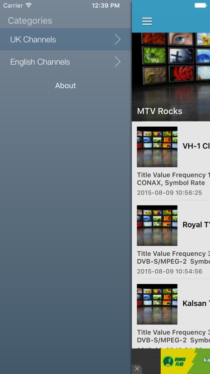 UK TV Channels Sat Info