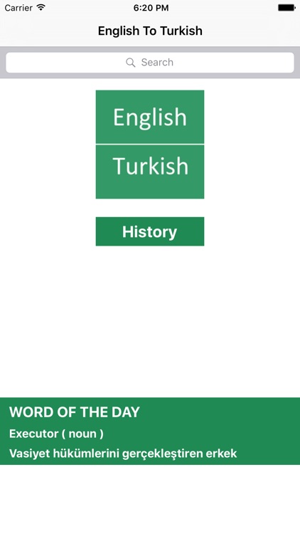 English To Turkish Dictionary