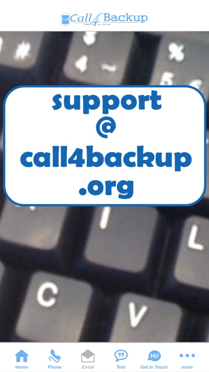 Call4Backup App