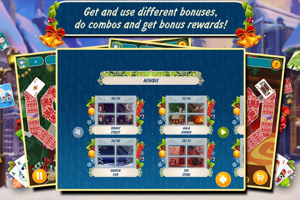 Solitaire Christmas. Match 2 Cards Free. Card Game screenshot 3