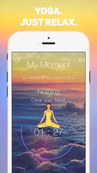 How to cancel & delete Yoga Moment : Relaxing Sounds HD - White Noise,Oriental Meditation & mindfulness Positive thinking from iphone & ipad 1