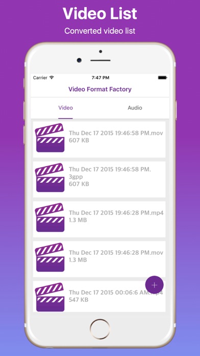 iVideo Format Factoryのおすすめ画像1