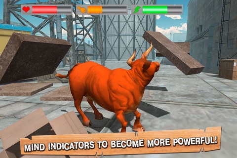 City Rampage Bull Simulator 3D Full screenshot 4