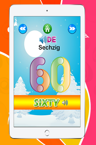 Learning English to German Number 1 to 100 Free : Education for Preschool and Kindergarten screenshot 3