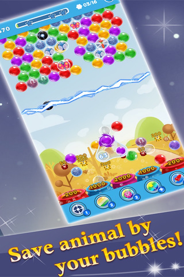 Bubble Pop Mania - 3 match puzzle game for rescue the pet screenshot 2