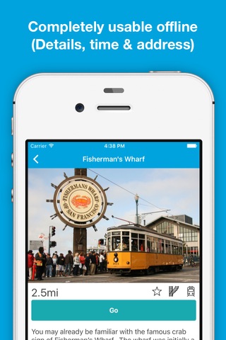 San Francisco guide, Pilot - Completely supported offline use, Insanely simple screenshot 3