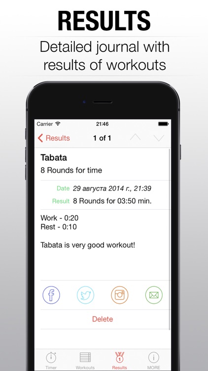 WOD Timer - interval tabata round timer for hiit training PRO screenshot-3