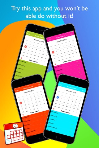 Color Calendar Simple screenshot 3