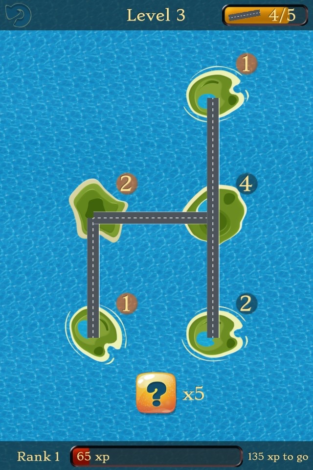 Bridges Brain Train: Logic puzzles for people who love to connect screenshot 3