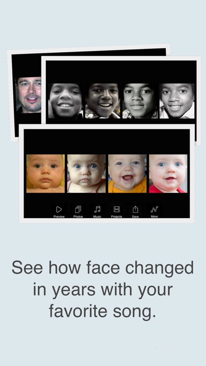 FaceFilm - Blend and Morph Face Photos for Slideshow Effects Editor with Music!