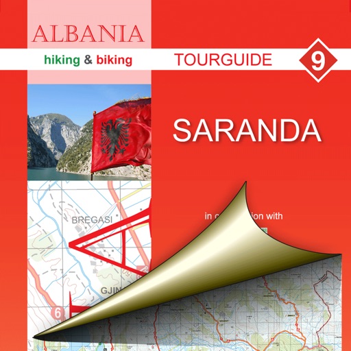 Saranda. Tourist map.