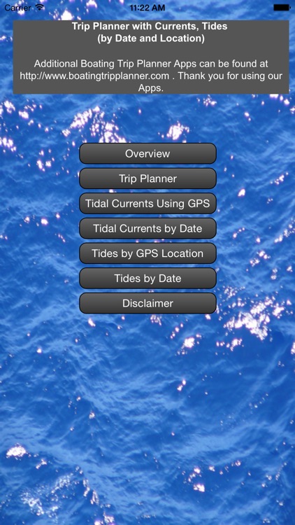 West Cst Planr Currents +Tides