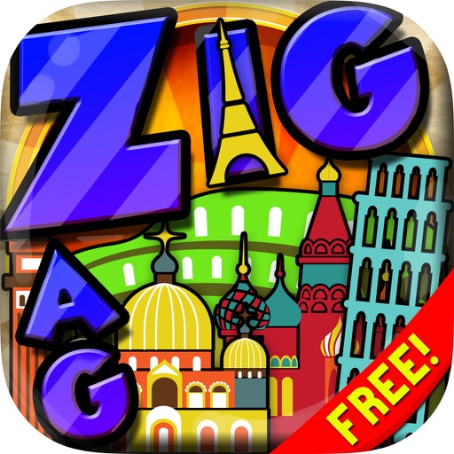 Words Zigzag : City Around The World Crossword Puzzles Free with Friends icon
